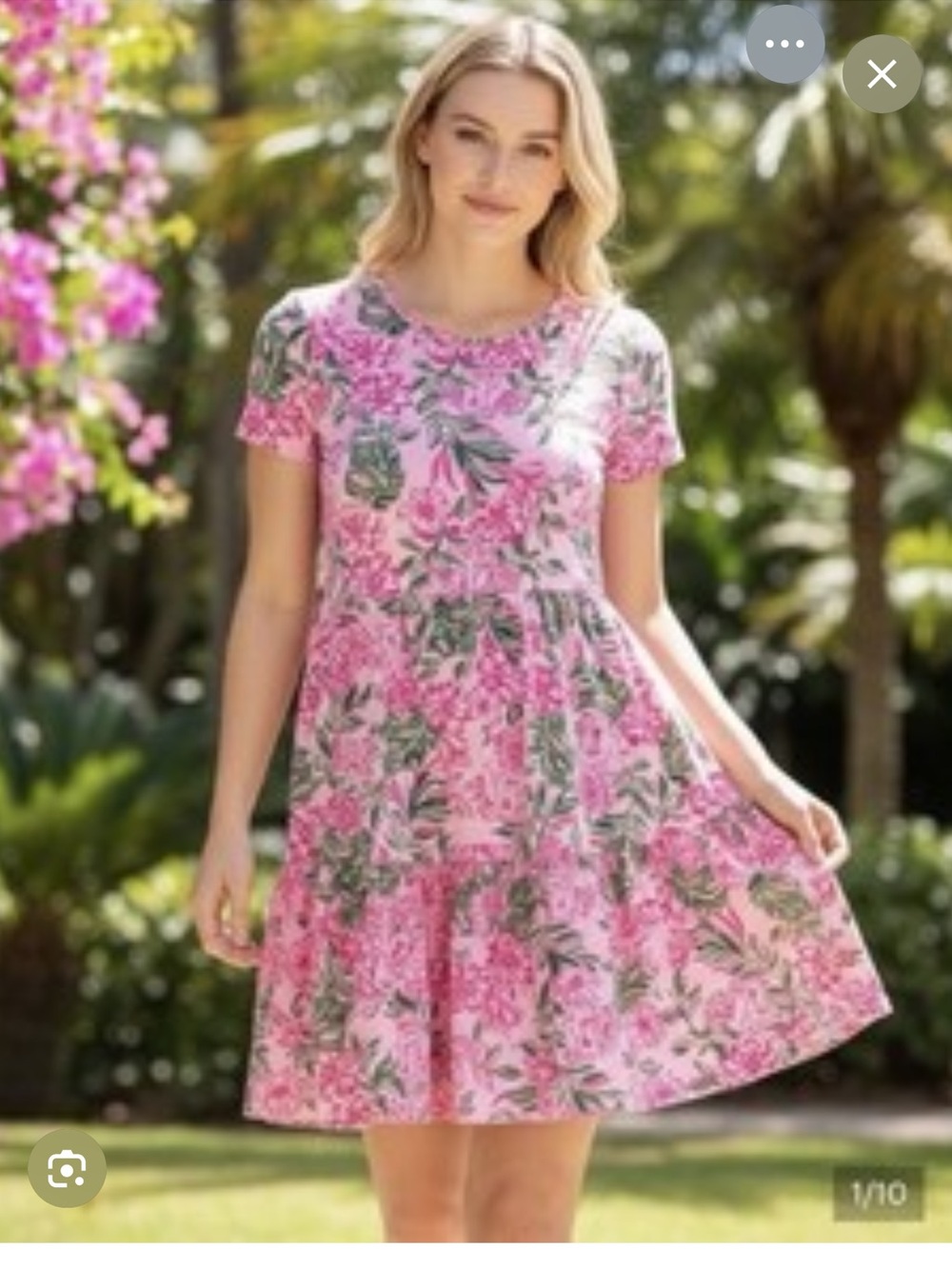 Lilly Pulitzer 🌸 Geanna Short Sleeve Dress Conch Shell Pink Koala La La
